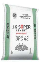 JK Cement OPC 43 Grade Cement 50 kg_0