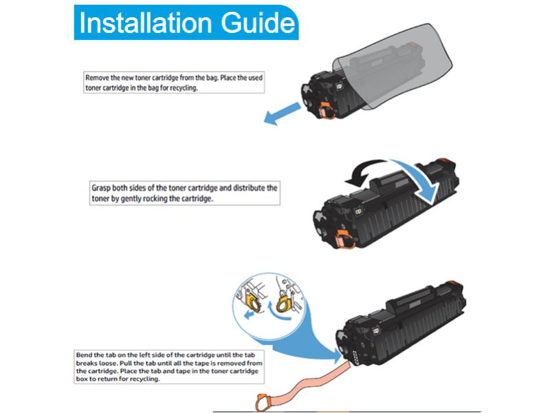 GC Original Black Toner HP 47A Compatible Ink Cartridge_1