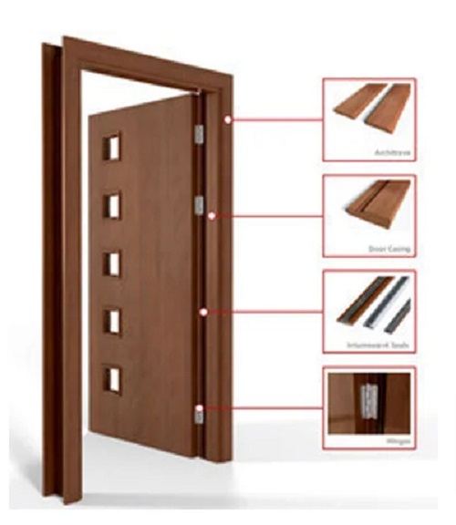 Raj Single Leaf Wooden Door Frame 2133 x 914 mm Laminated_1