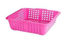 Dharm Plastic Rectangular Basket Kitchen Storage Organiser 35 x 47 x 18 cm_0