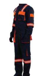 UNICORN Full Sleeves FR Cotton Fabric Safety Suit FIREX PRO_0