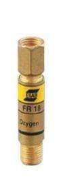 ESAB 15 bar Gas Flashback Arrestor FR 18 Oxygen G 3/8 RH_0