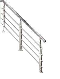 Fortune Stainless Steel Handrail Galvanized 6.5 x 3.5 ft_0