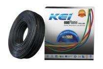 KEI 0.75 sqmm ZHFR Electric Wire Black 180 m_0
