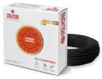 Polycab 1 sqmm FRLF Electric Wire Black 300 m_0