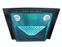 Sunflame 2F(H) Black And Cyan Ceiling Mounted Chimney 1400 CMH_0