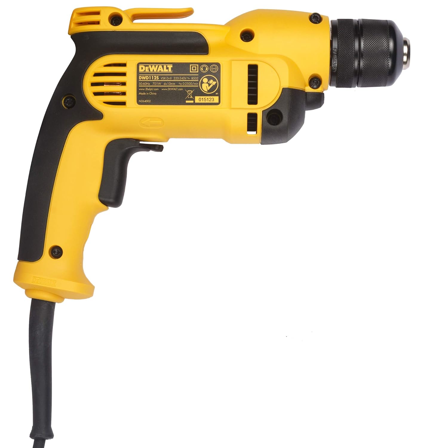 DEWALT DWD112S 701 W Corded Electric Drill 0 - 2500 rpm 10 mm_1