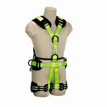Aktion Polyester Full Body Harness Double Rope Scaffold Hook Safety Harness XXL_0