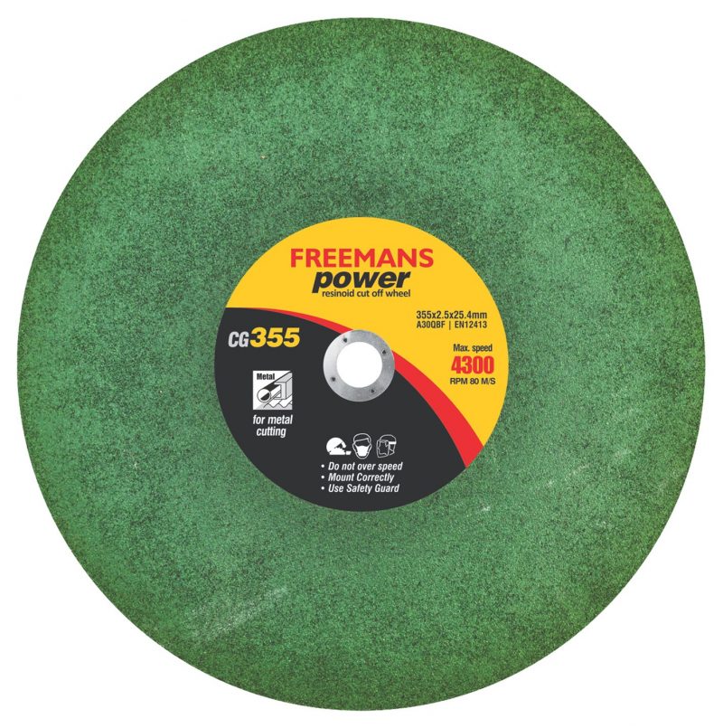 FREEMANS 355 mm Cutting Wheels CG355 25.4 mm 4300 rpm_0
