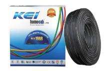 KEI 0.5 sqmm FR Electric Wire Black 180 m_0