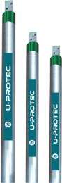 U-PROTEC Pipe in Pipe Galvanized Iron 3 m Earthing Electrodes_0