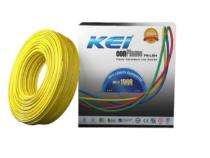 KEI 6 sqmm FR LSH Electric Wire Yellow 180 m_0