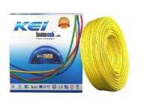 KEI 10 sqmm FR Electric Wire Yellow 100 m_0
