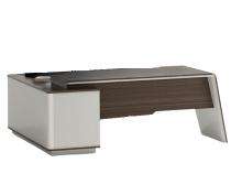 Featherlite Reception Office Tables Brown Wooden_0