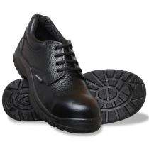 ALKO PLUS APS-1051 Full Grain Leather Steel Toe Safety Shoes Black_0