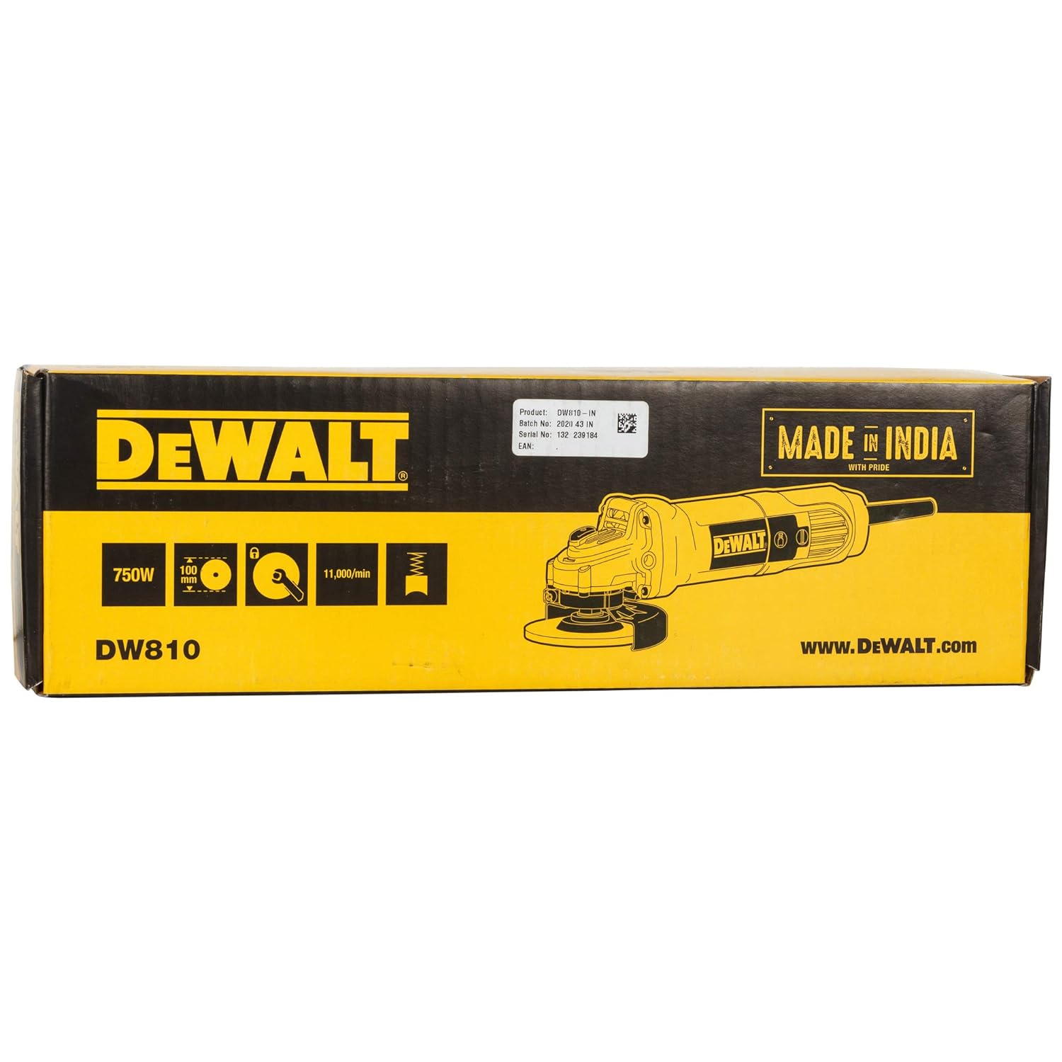 DEWALT DW810-IN 100 mm Angle Grinders 750 W 11000 rpm_3