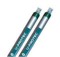 U-PROTEC 80 UPGI Strip in Pipe Galvanized Iron 1 m Earthing Electrodes_0