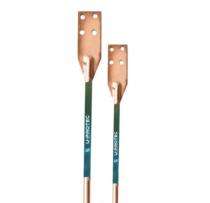 U-PROTEC Bonded Cu Rod with Clamp Copper 1 m Earthing Electrodes_0