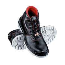 SAFER SA-1802 Real Leather Steel Toe Safety Shoes Black_0