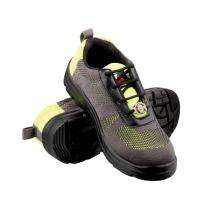 SAFER SA-1508 Knitted Fabric Steel Toe Safety Shoes Grey and Green_0