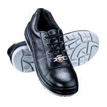 SAFER SA-1506 Real Leather Steel Toe Safety Shoes Black_0