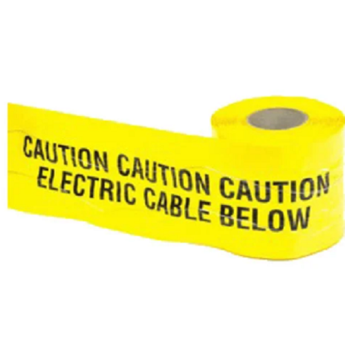 150 mm Non Adhesive Plastic Warning Tape 40 micron Yellow_0
