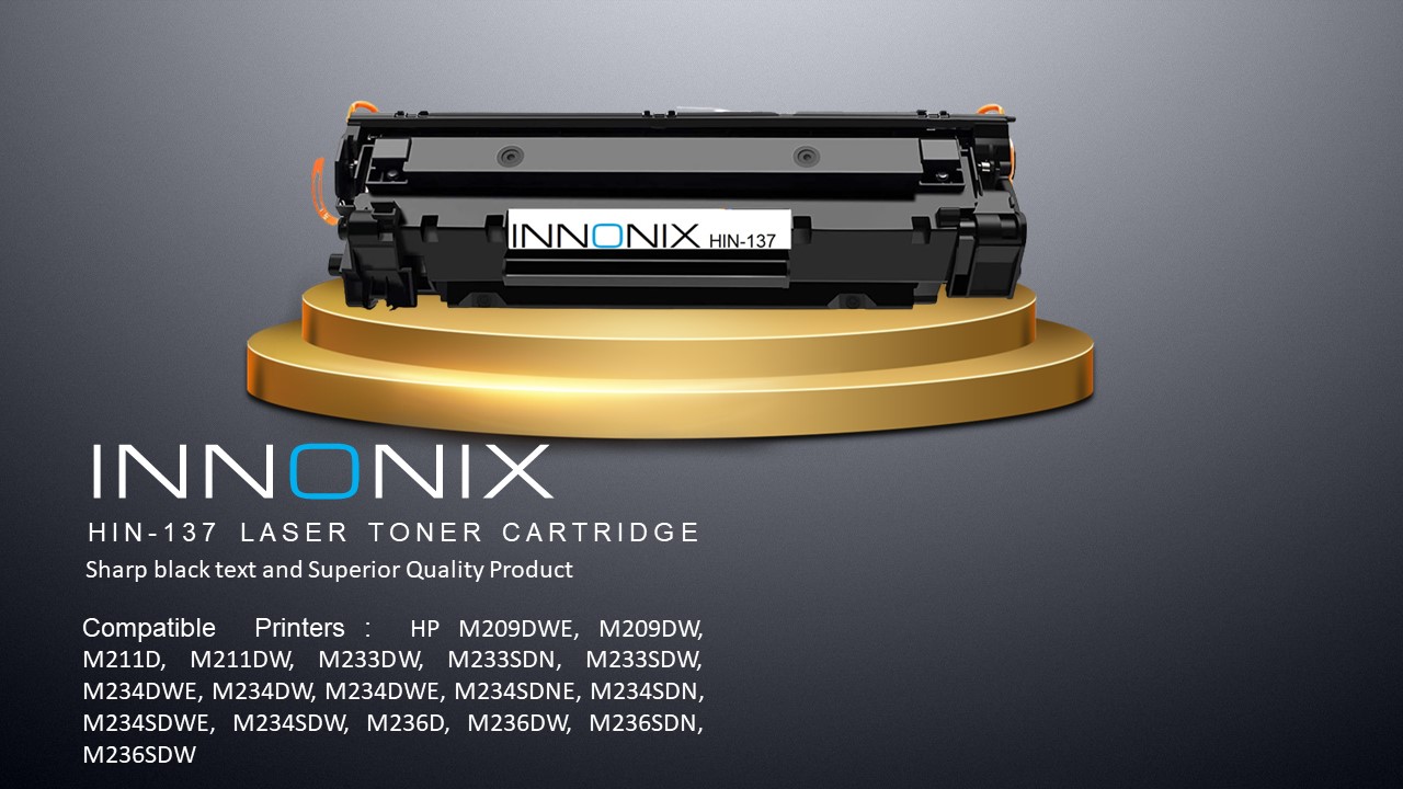 INNONIX Black Toner HP HIN-137A Compatible Ink Cartridge_1