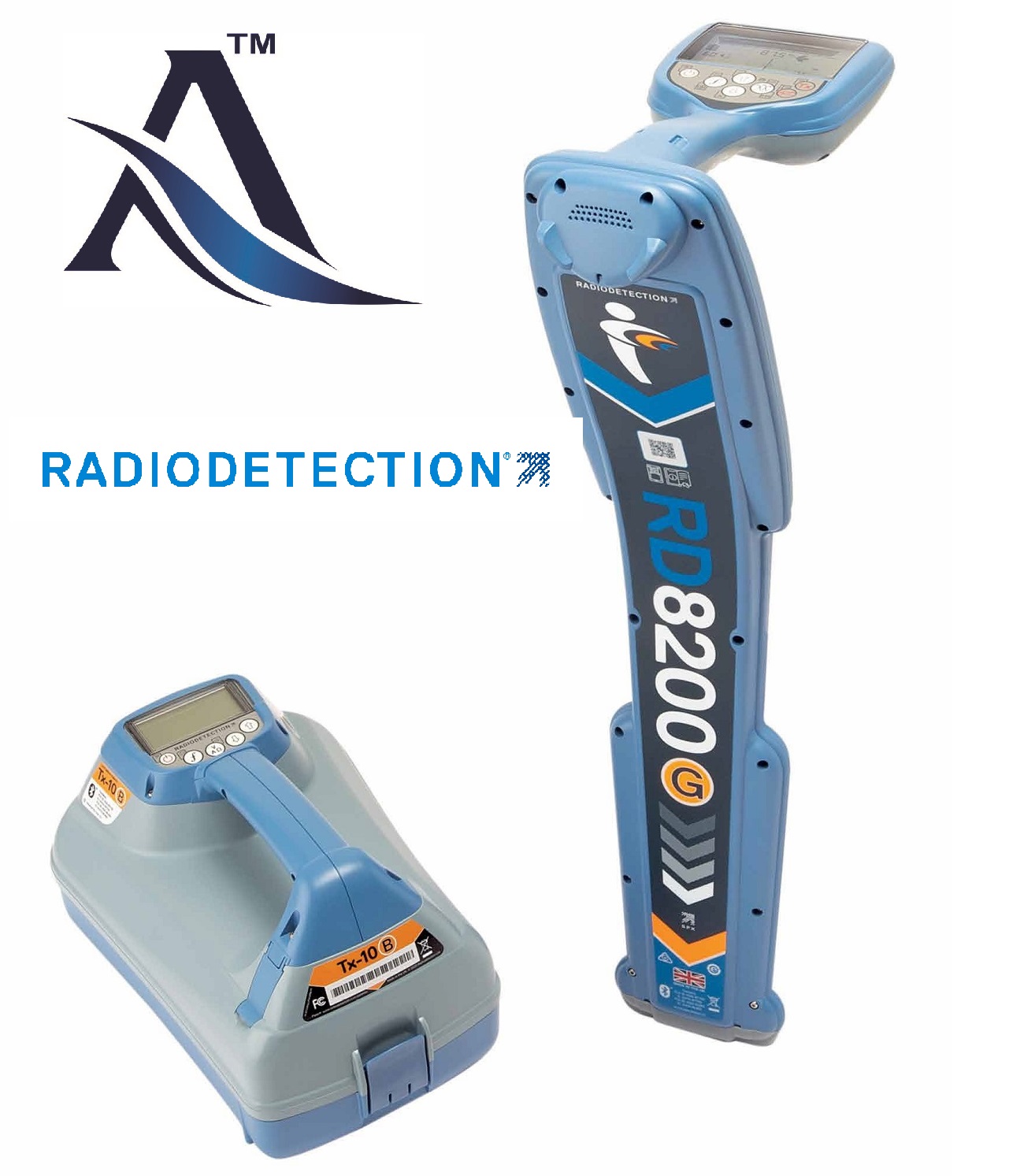 Radio Detection RD8200G + Signal Generator 10W Radio Pipe and Cable Locator 30 m_0