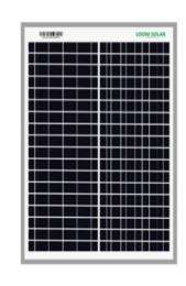 LOOM SOLAR 20 W Mono Perc Half Cut Bifacial Solar Panel_0