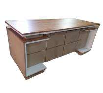 Counter Office Tables Brown Wooden_0