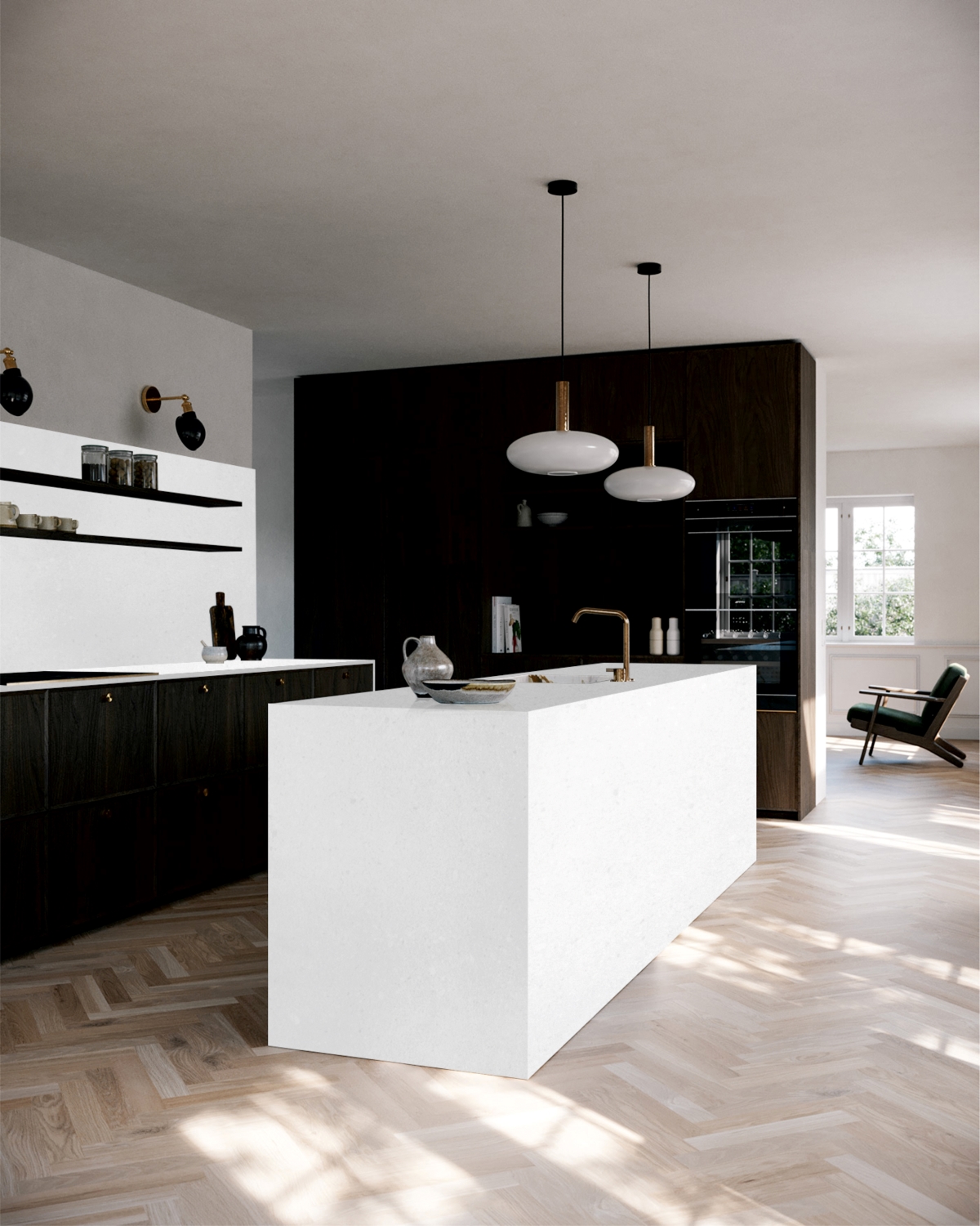 Camrola Marvel Series Arcadia Silver Matt Finish 3150 x 1450 mm Quartz Stone Slab_1