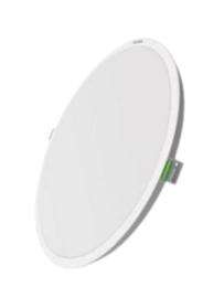 LEDURE 12 W Round Cool White 145 x 35 mm LED Panel Lights Recessed Mounted_0