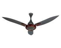 USHA Bloom Bell Flower 1300 mm 3 Blades 85 W Sparkle Black and Maroon Ceiling Fans_0