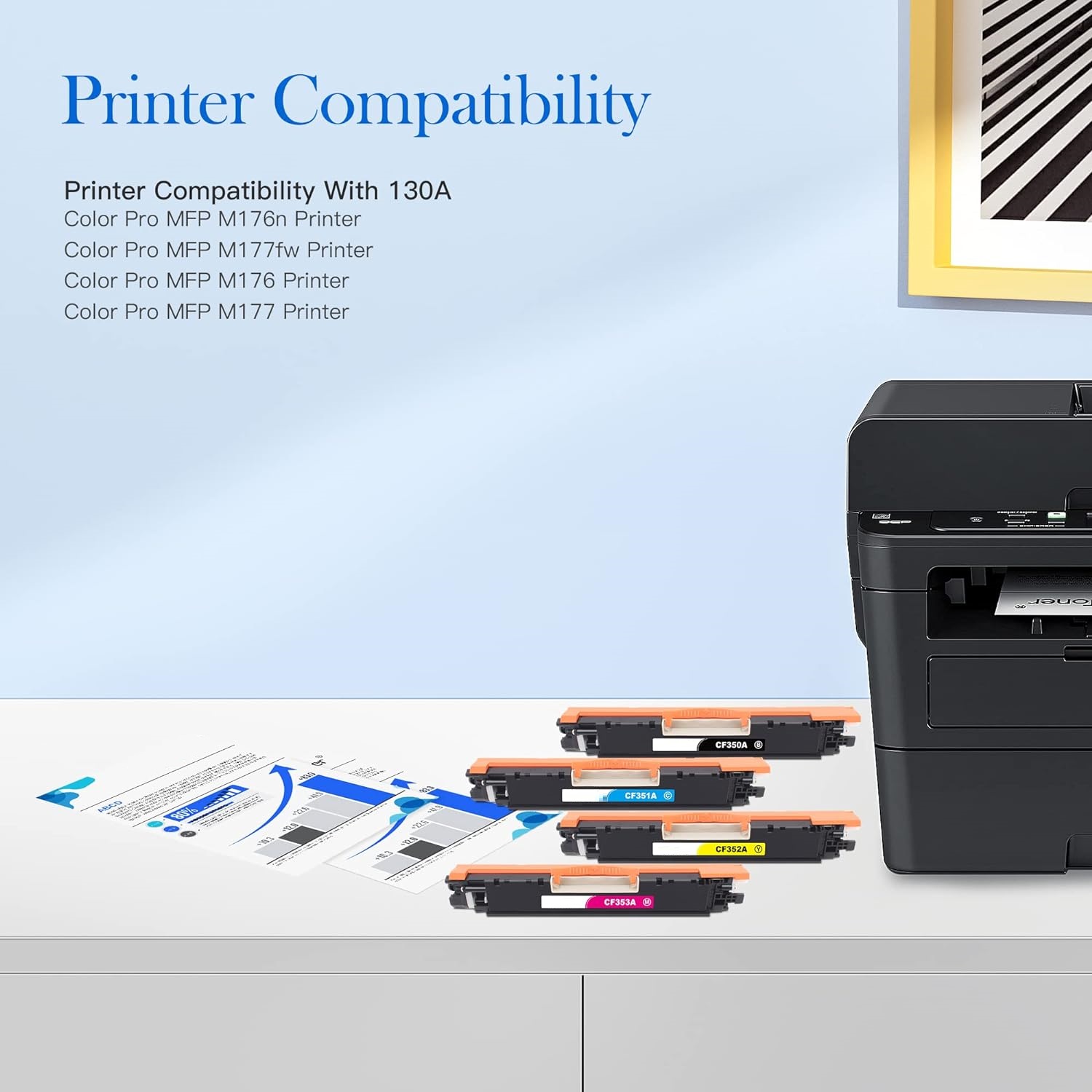 NMPD Magenta Toner HP CF353A Compatible Ink Cartridge_1