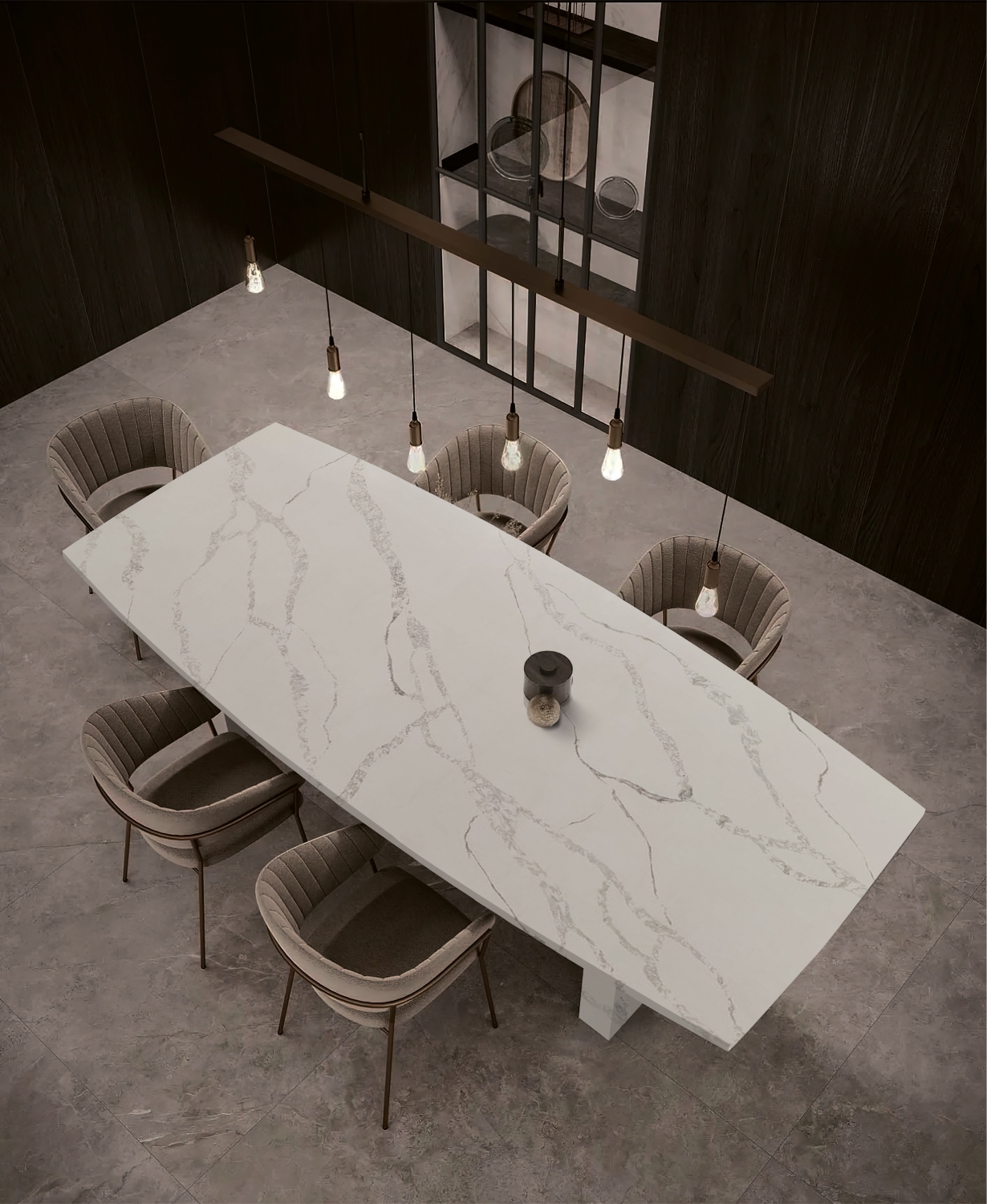 Camrola Himalayan Series Napolean Leather Finish 3475 x 1975 mm Quartz Stone Slab_1