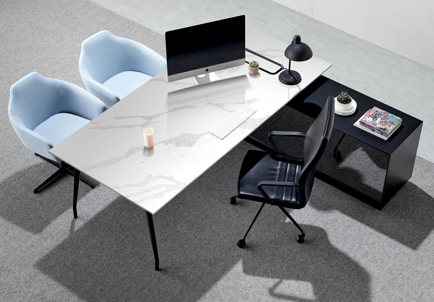 Camrola Himalayan Series Calacatta Cam Venice Leather Finish 3475 x 1975 mm Quartz Stone Slab_1