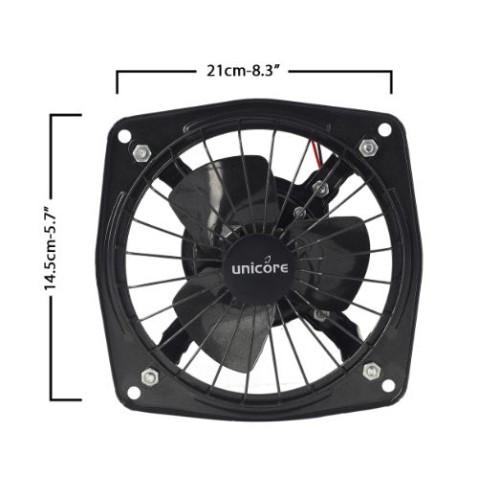Unicore 6'' LIGHT DUTY 150 mm 3 Blades 40 W Exhaust Fans_1