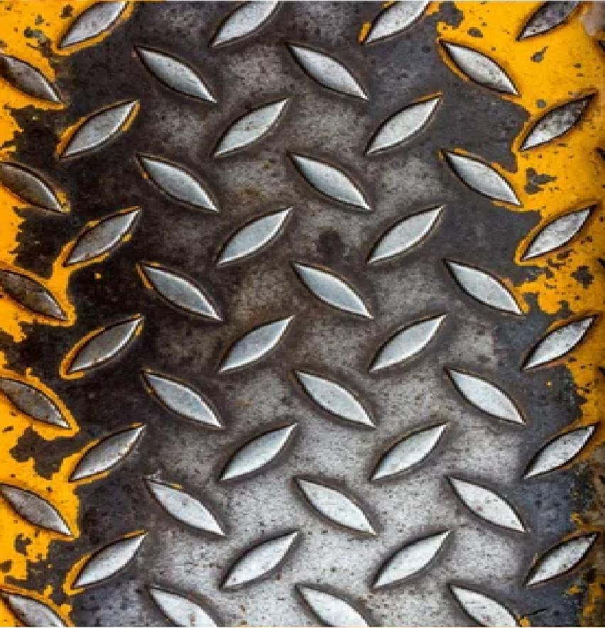 AMNS 8 mm E250 MS Chequered Plates 5000 mm Tear Drop_1