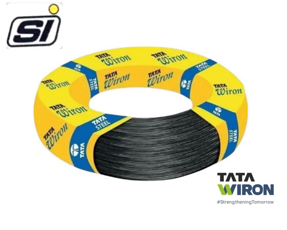 TATA WIRON 22 SWG Galvanized Iron Binding Wires Galvanized ISO 280:2006 30 kg_1
