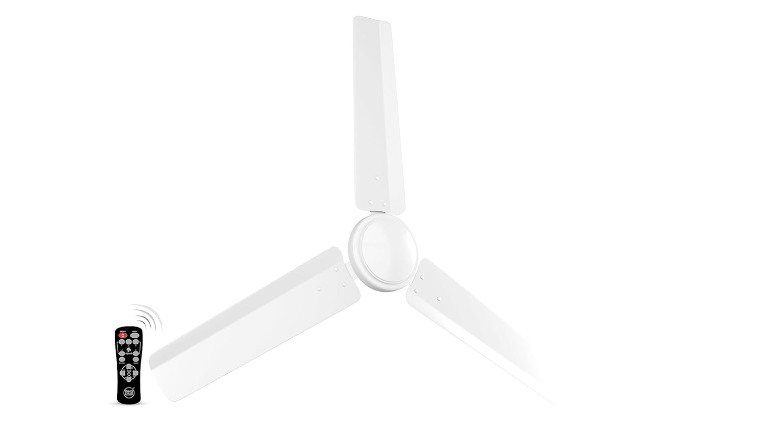 INNO ONE - For Everyone Classic Plain CR03 1200 mm 3 Blades 28 W White Ceiling Fans_1