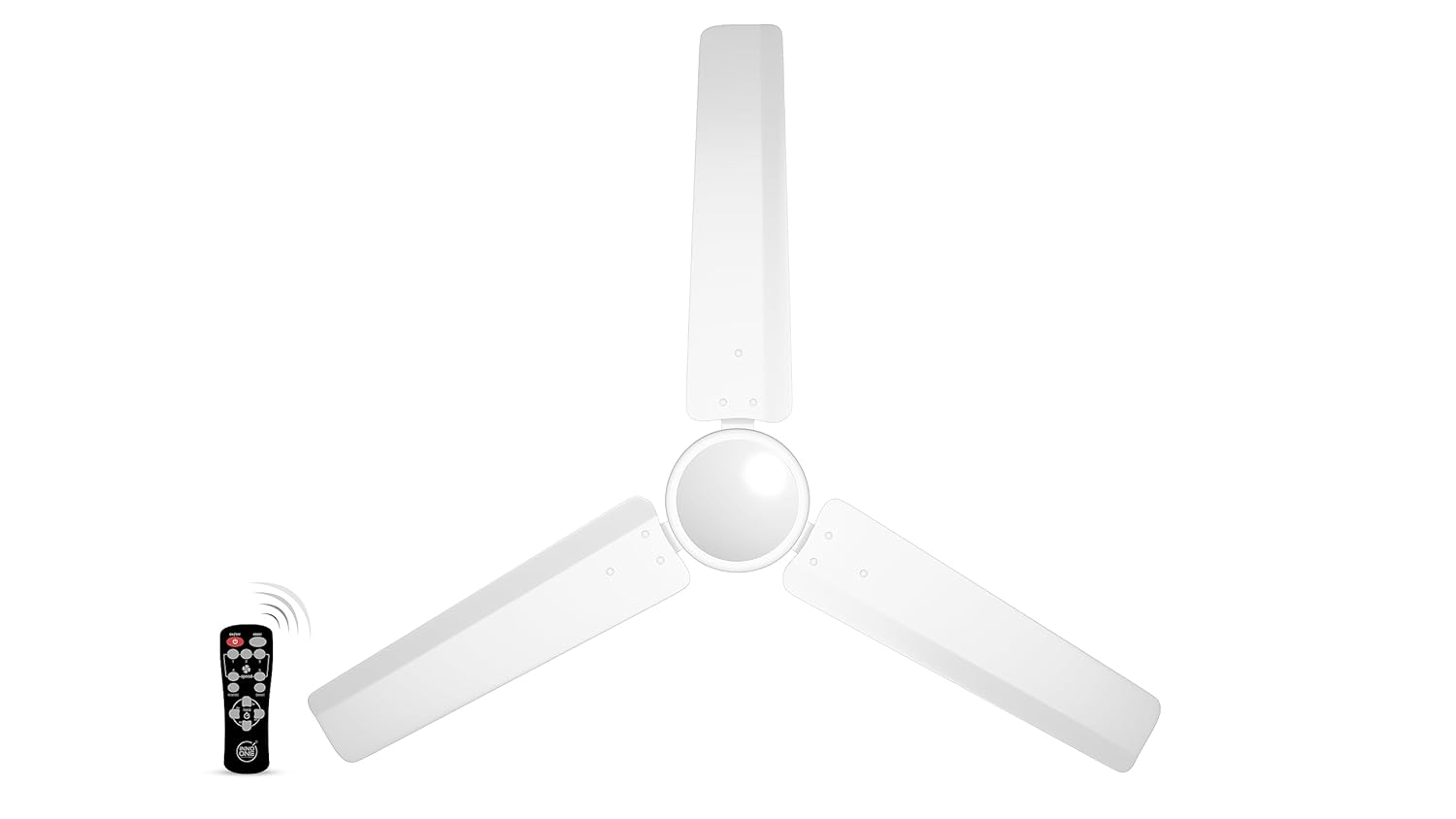 INNO ONE - For Everyone Classic Plain CR03 1200 mm 3 Blades 28 W White Ceiling Fans_2