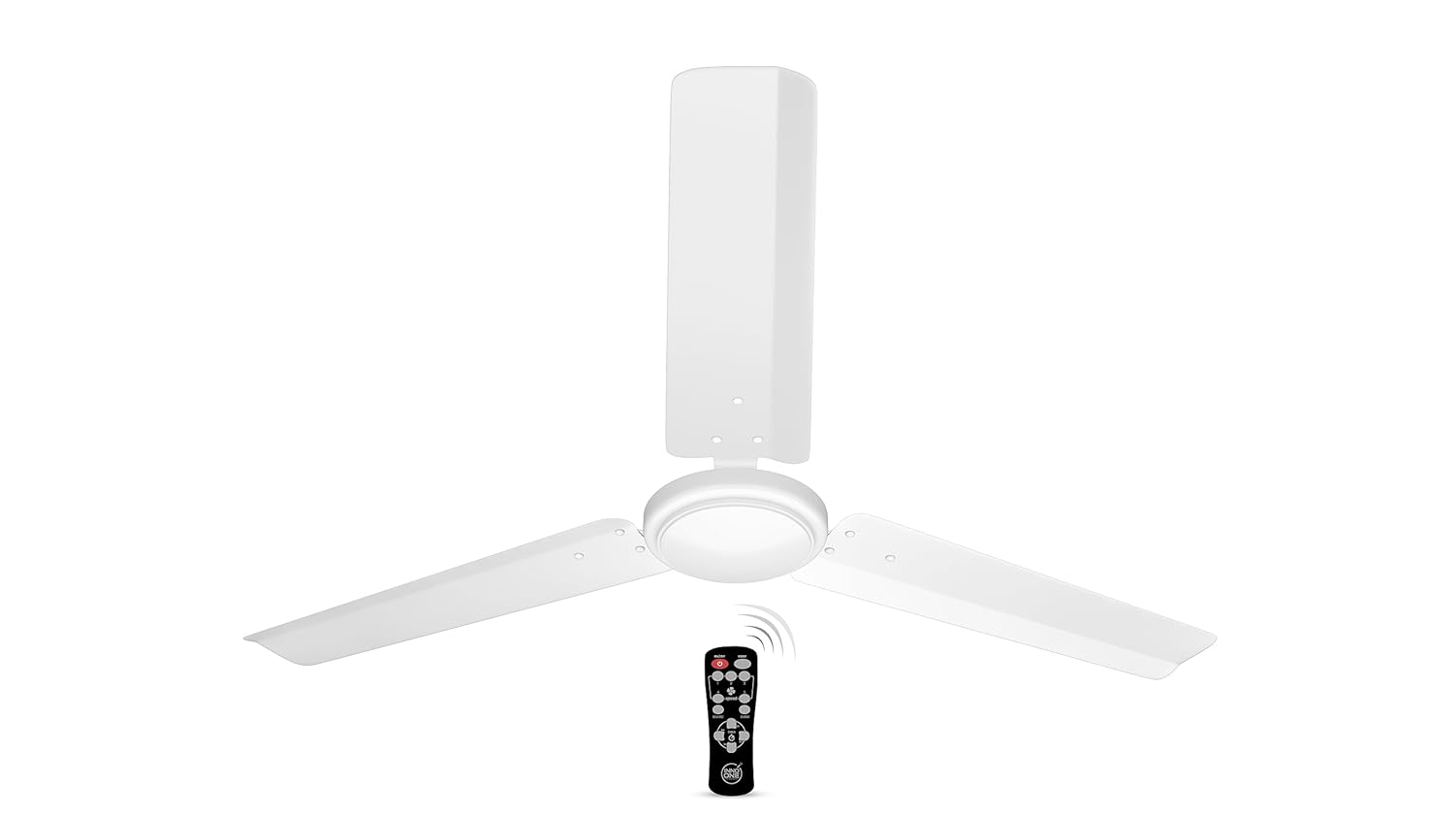 INNO ONE - For Everyone Classic Plain CR03 1200 mm 3 Blades 28 W White Ceiling Fans_4