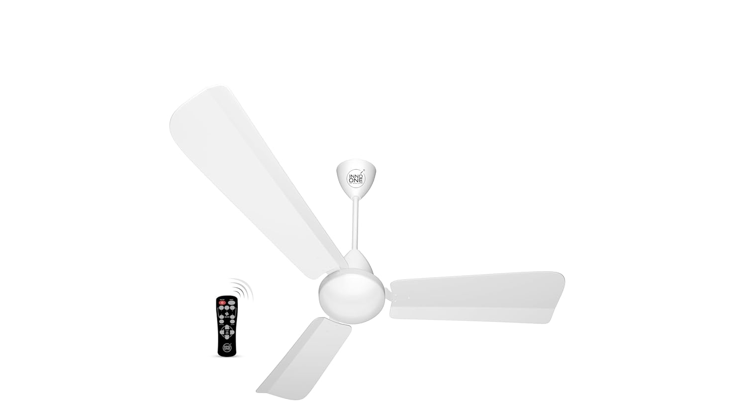 INNO ONE - For Everyone Elegant Plain ER06 1200 mm 3 Blades 28 W White Ceiling Fans_3