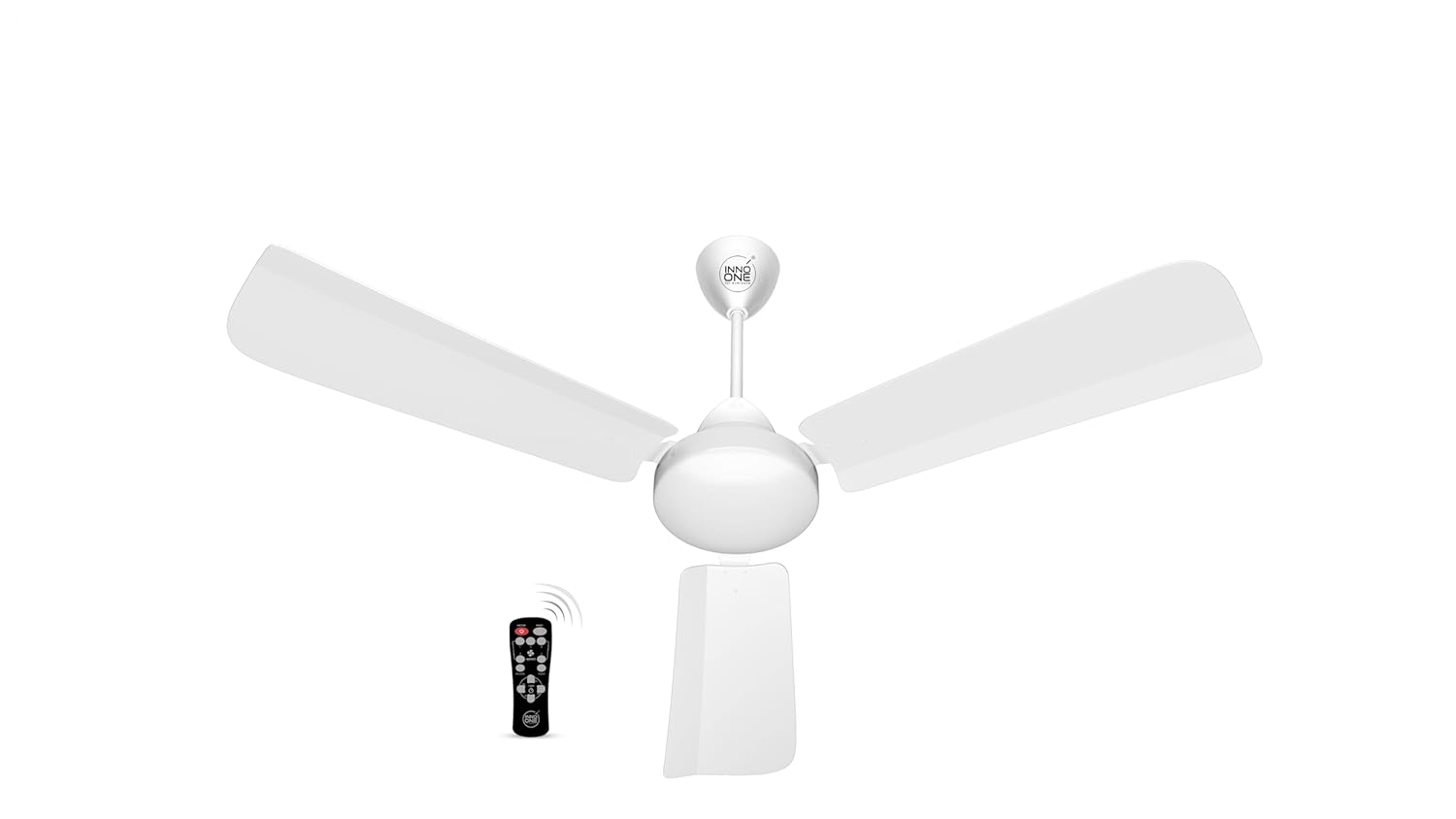 INNO ONE - For Everyone Elegant Plain ER06 1200 mm 3 Blades 28 W White Ceiling Fans_4