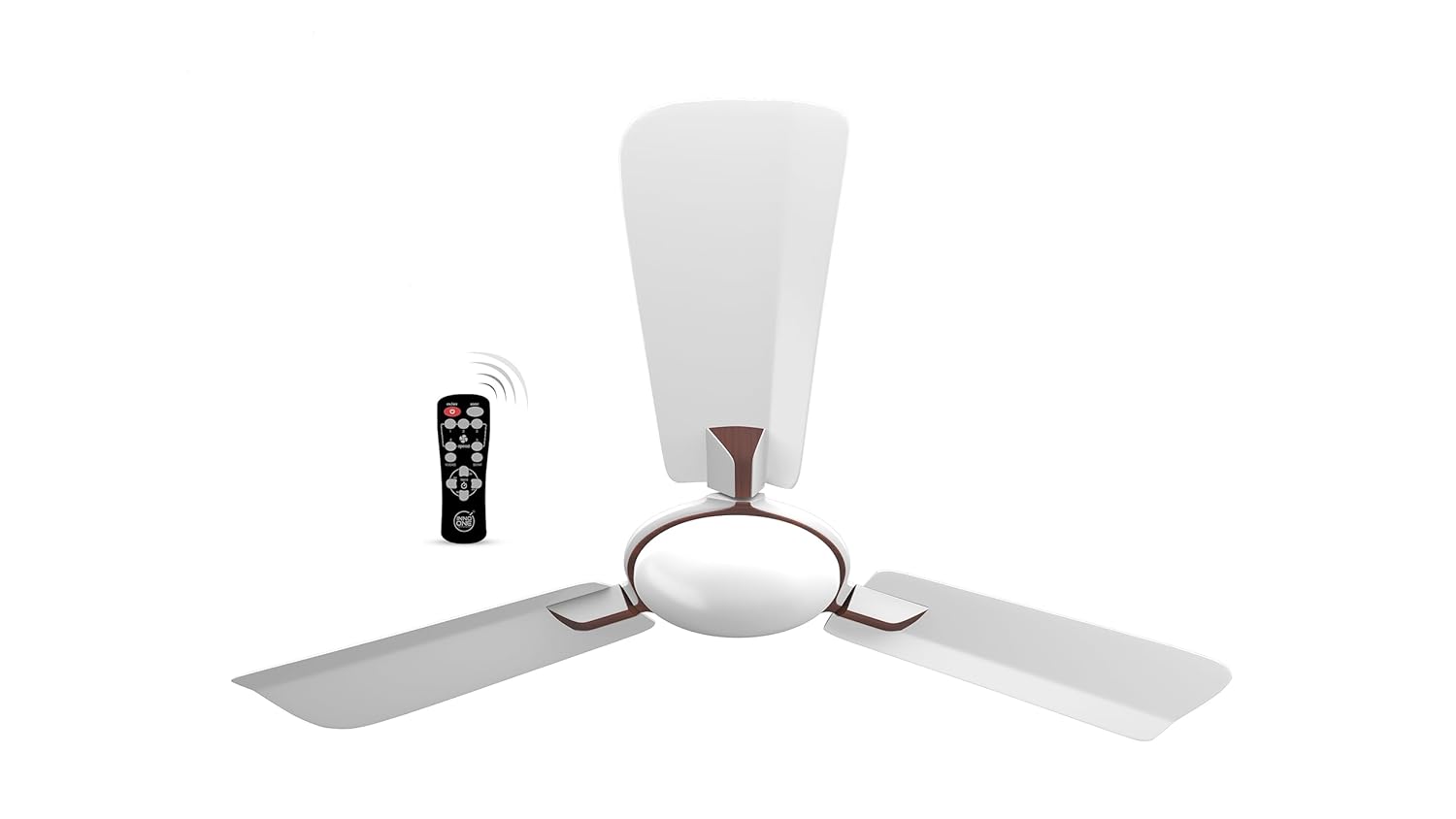 INNO ONE - For Everyone Elegant White Brownie ER07 1200 mm 3 Blades 28 W White Ceiling Fans_2