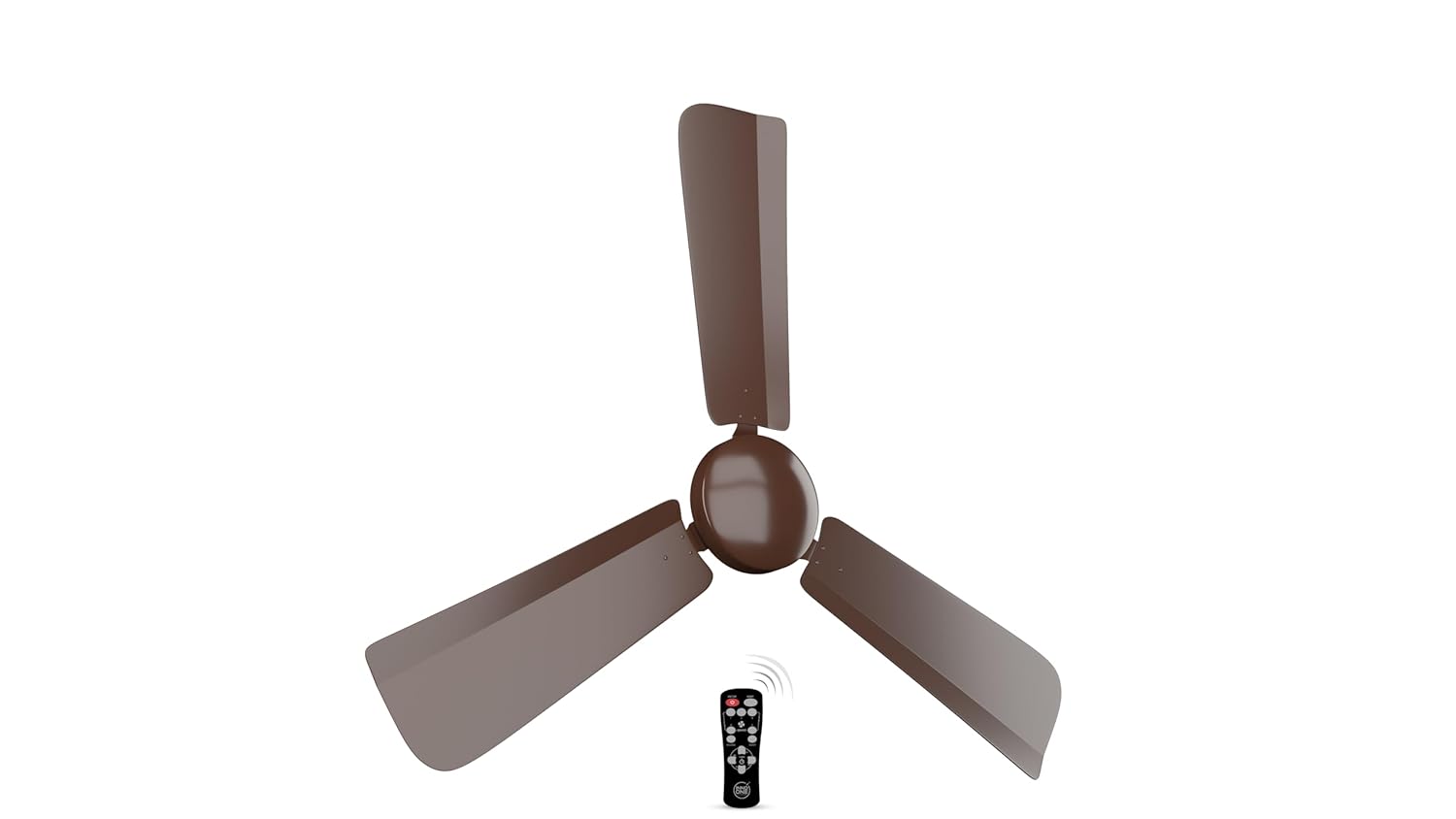 INNO ONE - For Everyone Elegant Plain ER06 1200 mm 3 Blades 28 W Brown Ceiling Fans_3