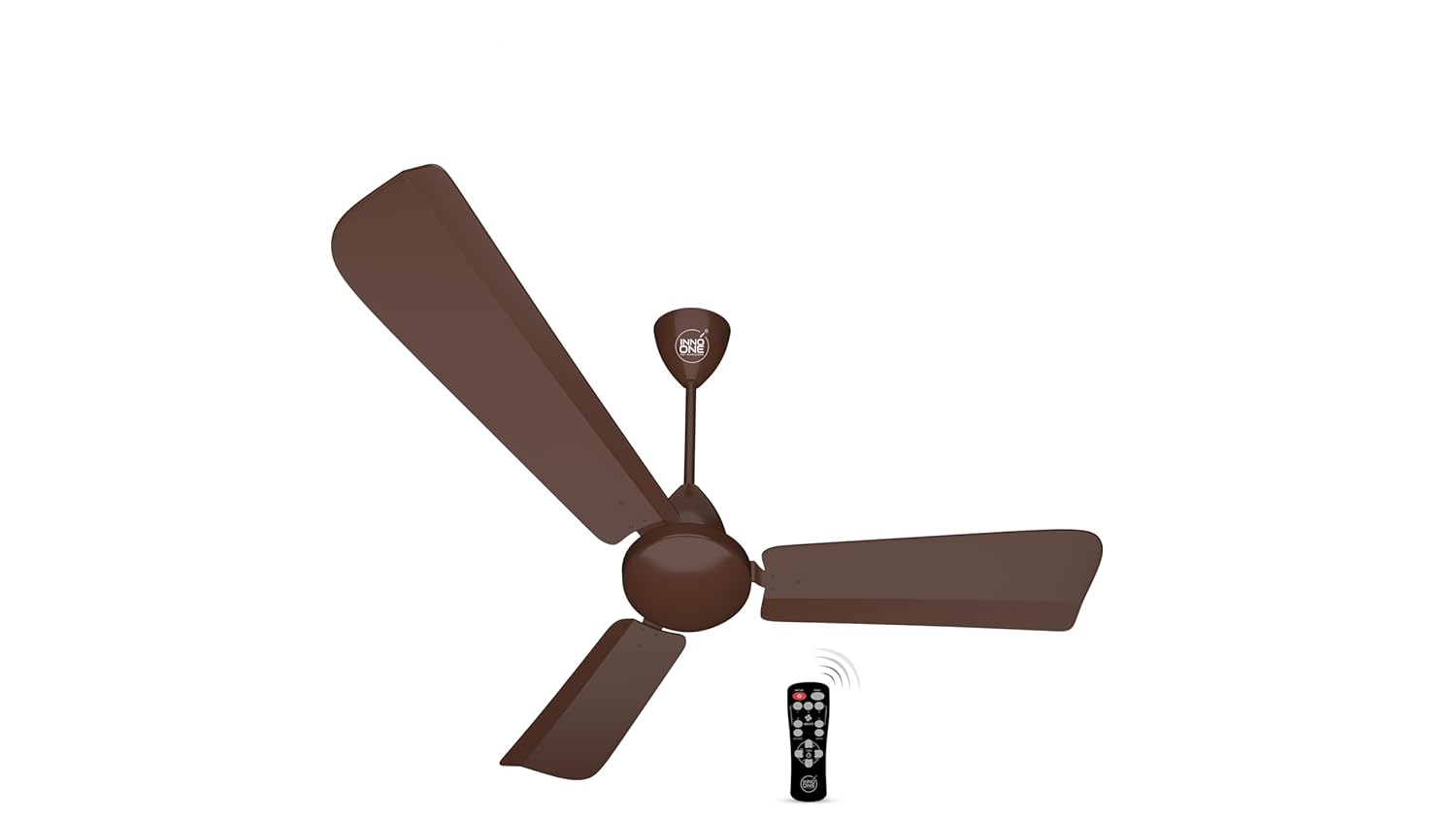 INNO ONE - For Everyone Elegant Plain ER06 1200 mm 3 Blades 28 W Brown Ceiling Fans_4