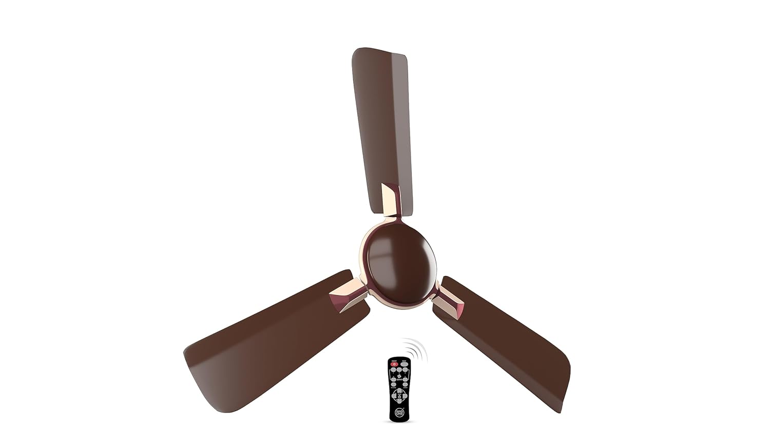INNO ONE - For Everyone Elegant Brown Magic ER08 1200 mm 3 Blades 28 W Brown Ceiling Fans_1