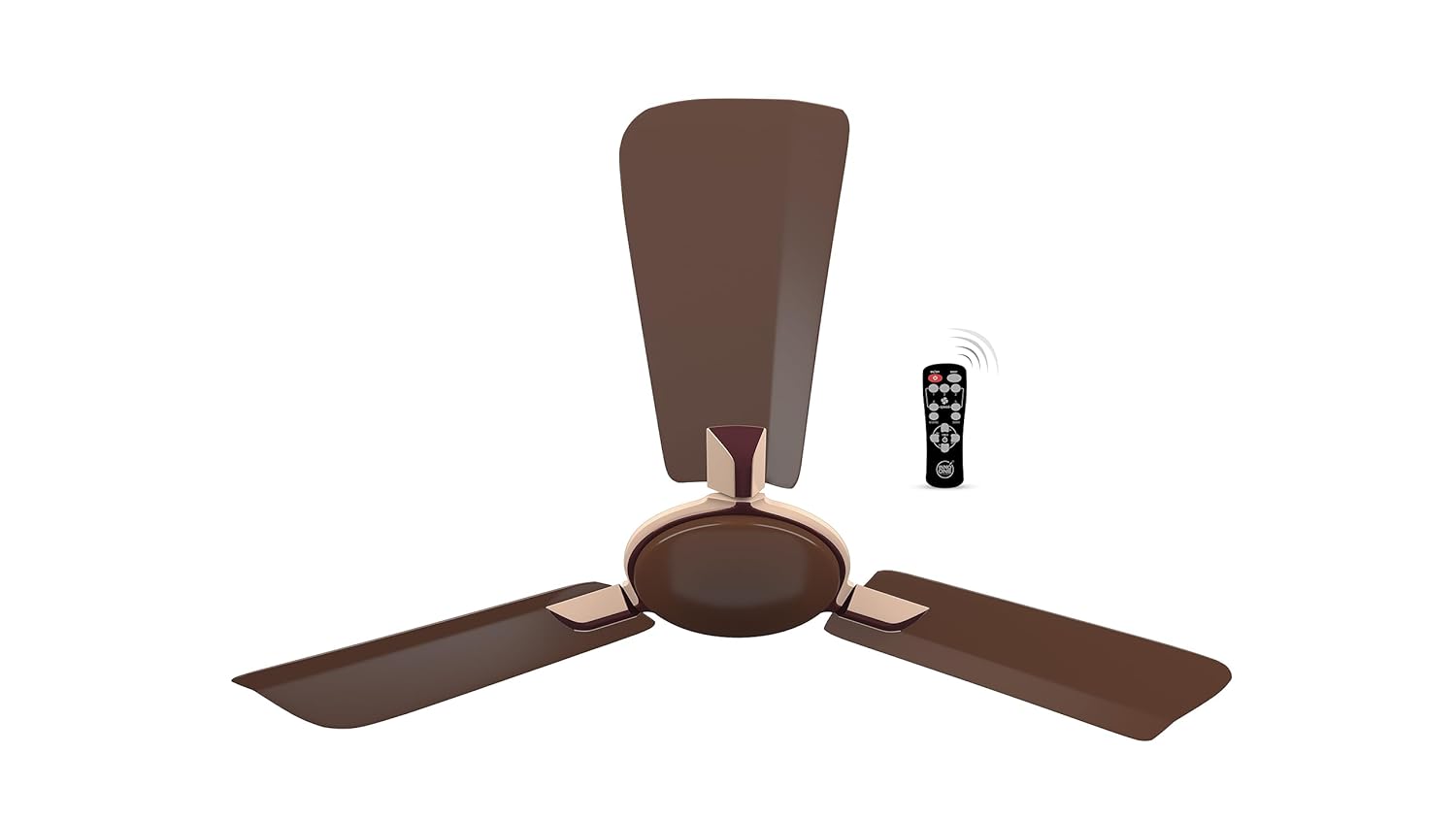 INNO ONE - For Everyone Elegant Brown Magic ER08 1200 mm 3 Blades 28 W Brown Ceiling Fans_2