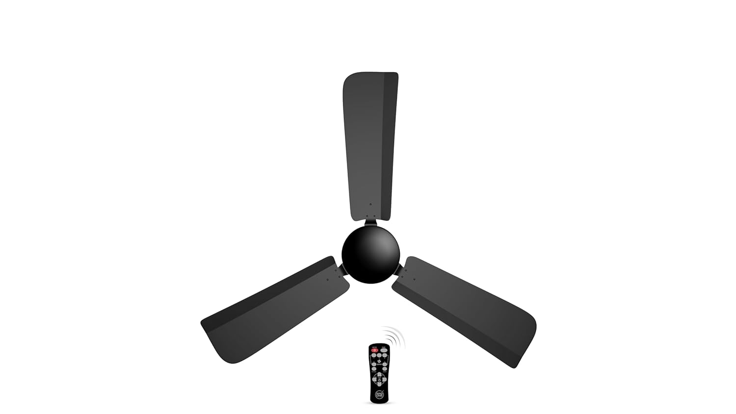 INNO ONE - For Everyone Elegant Plain ER06 1200 mm 3 Blades 28 W Black Ceiling Fans_2